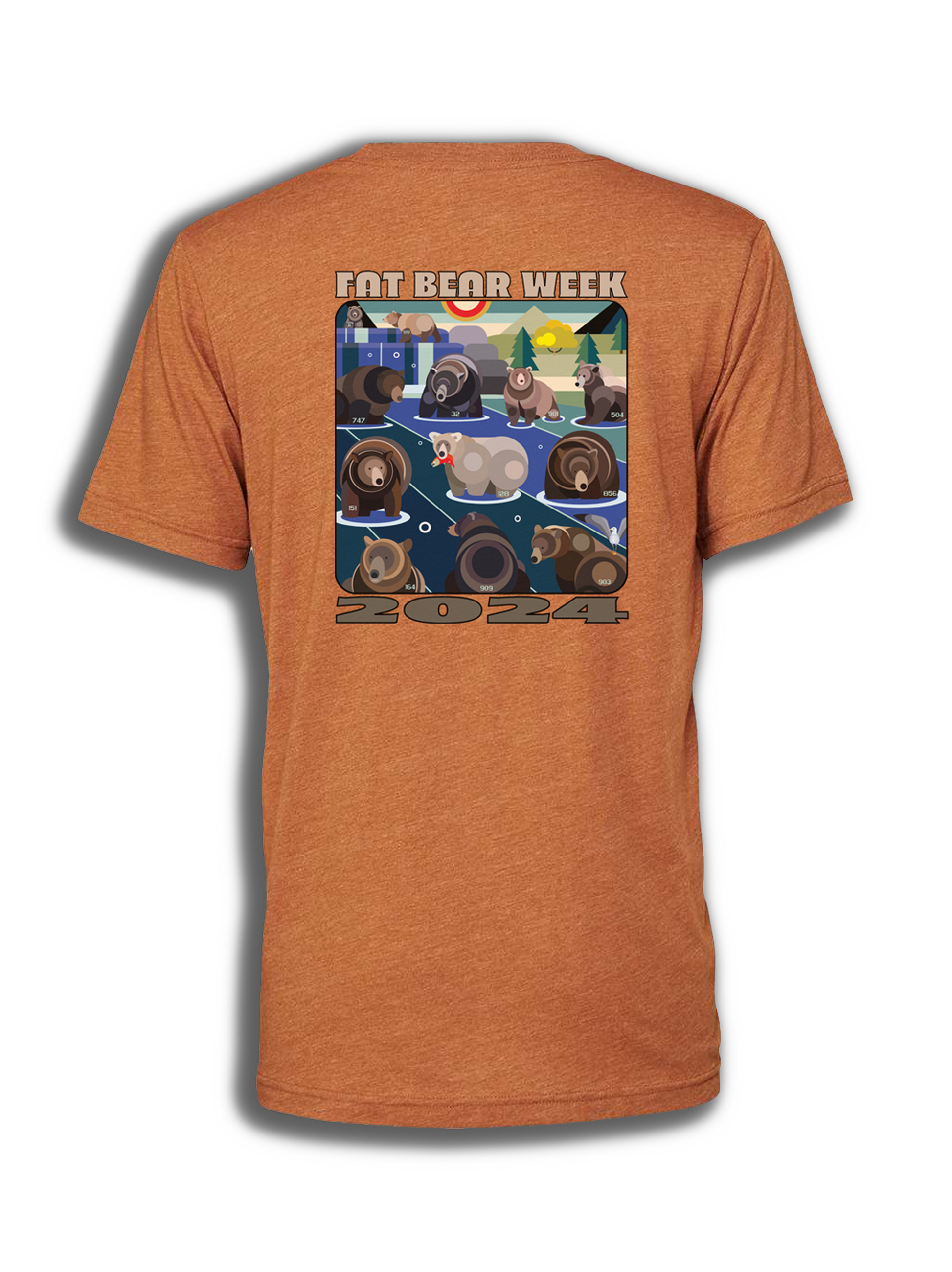 2024 Fat Bear Week I Voted T-shirt-3