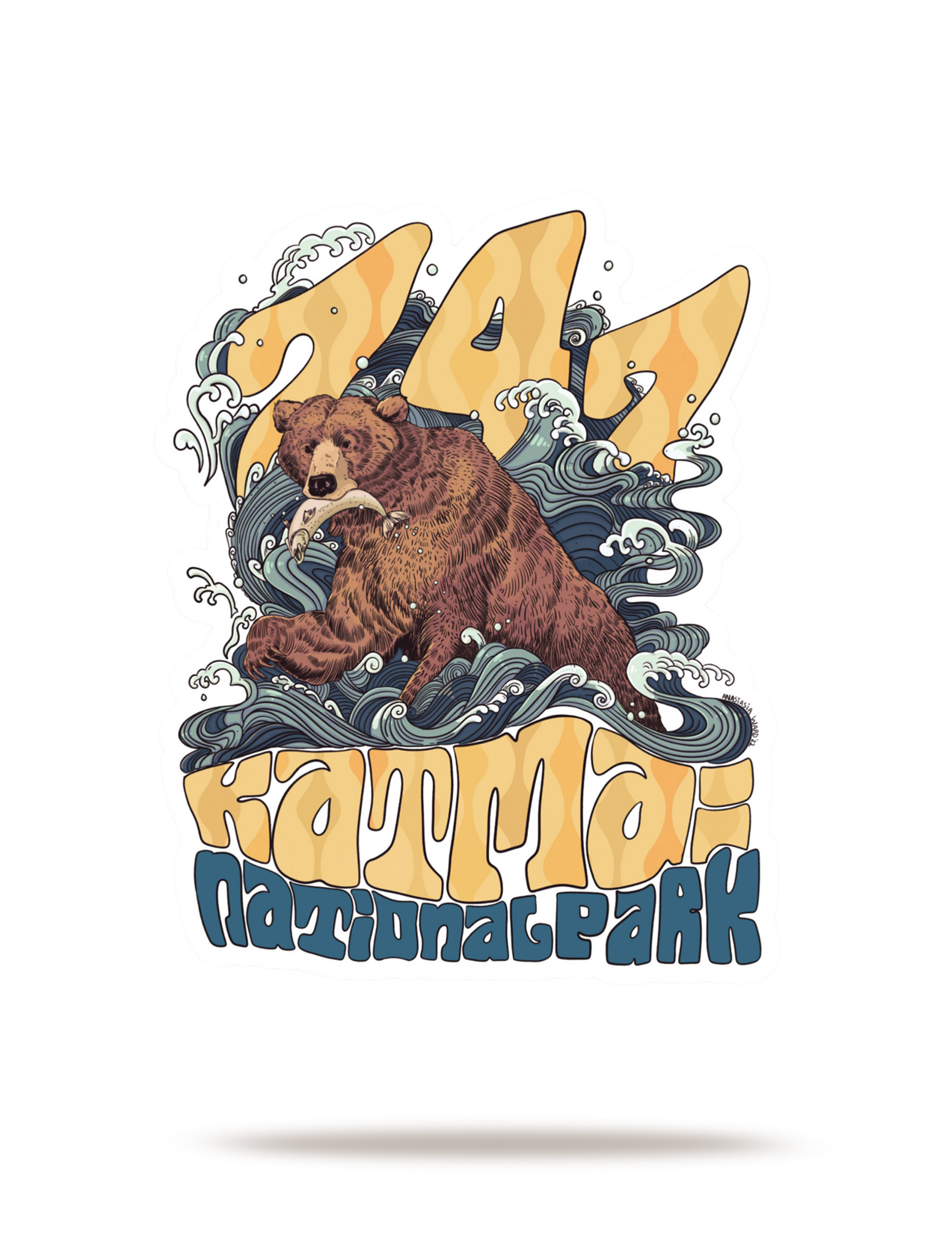 Anastasia Ward 747 Sticker