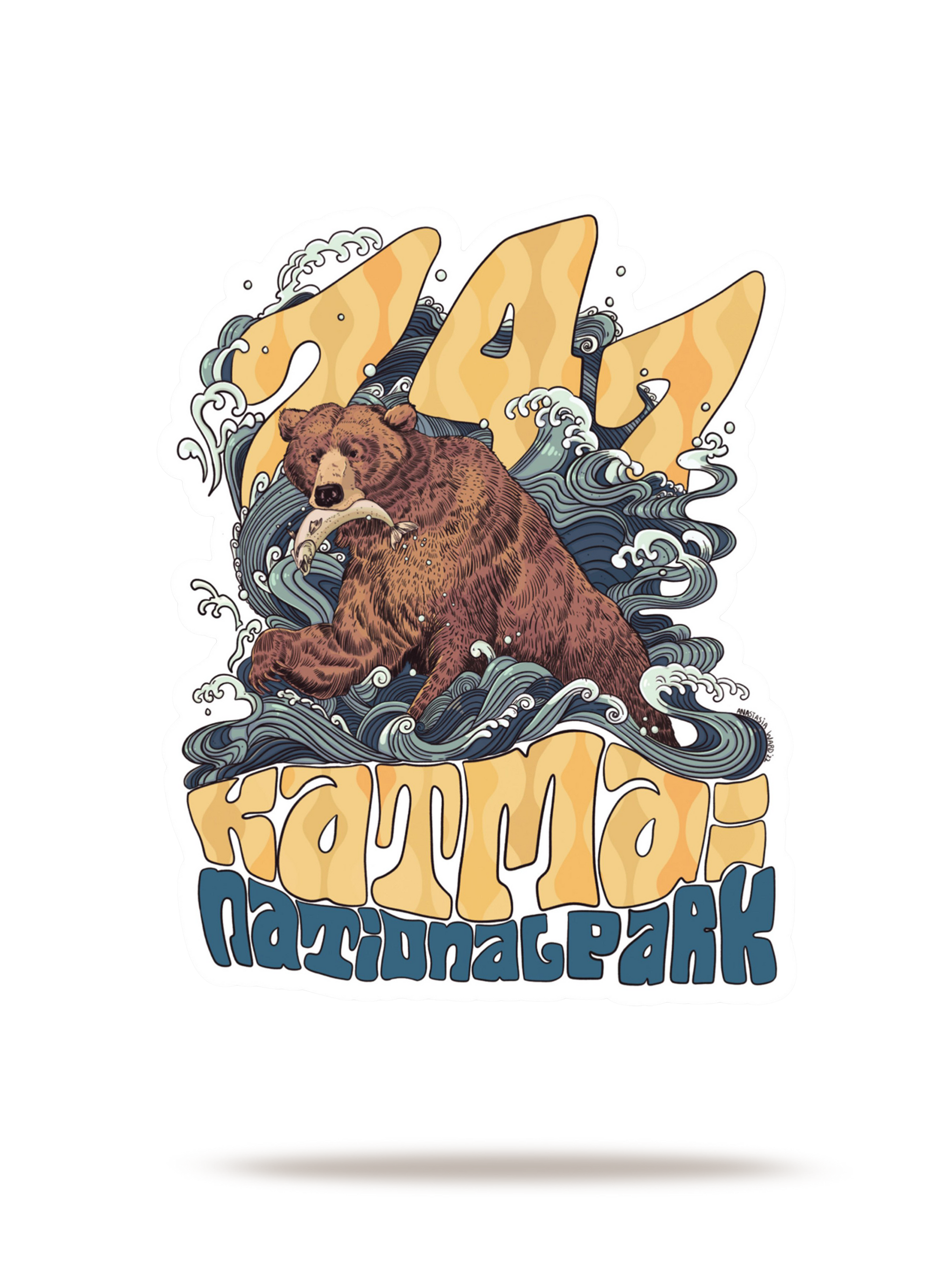 Anastasia Ward 747 Sticker-1