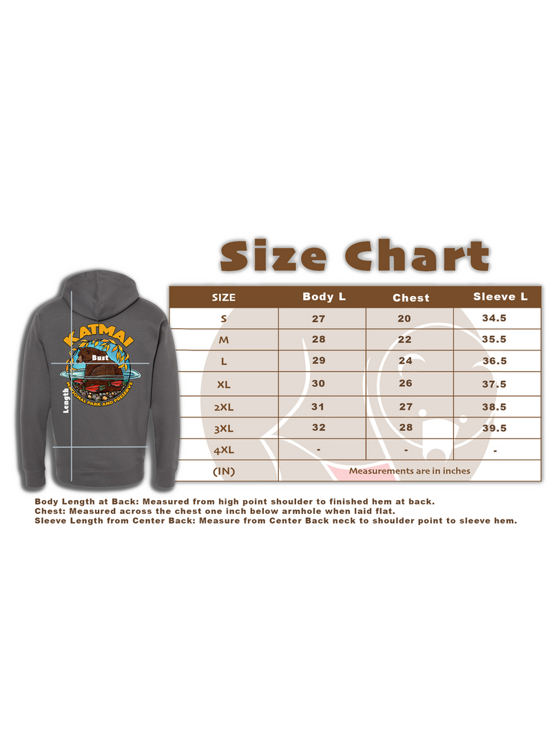 Katmai Bears in Fireweed Hoodie-3