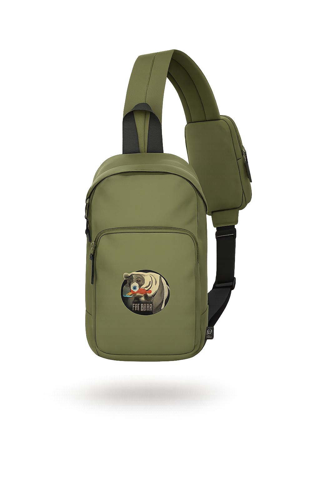 Fat Bear Sling Bag - Olive-1