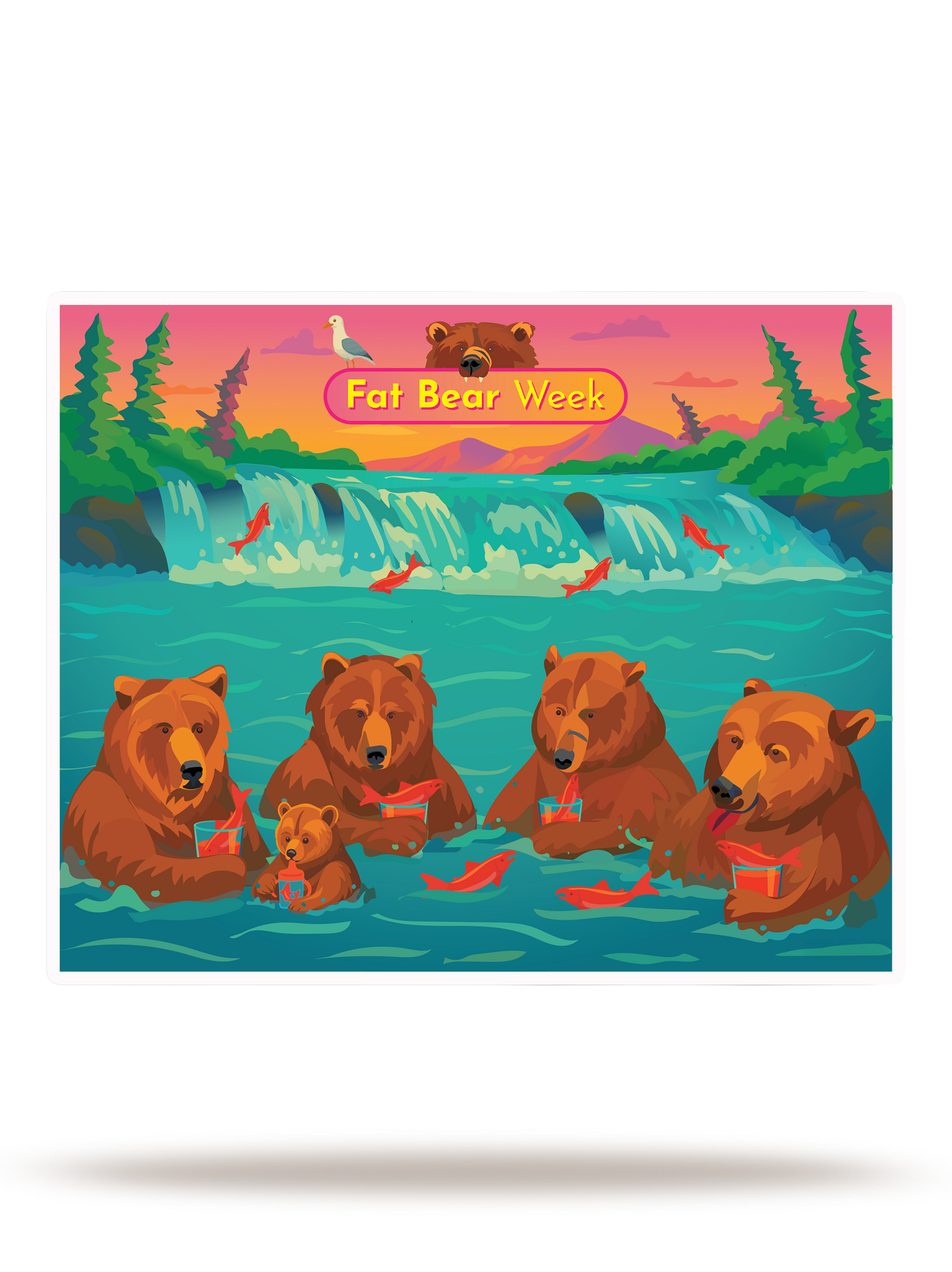 Fat Bear Week 2025 Sticker