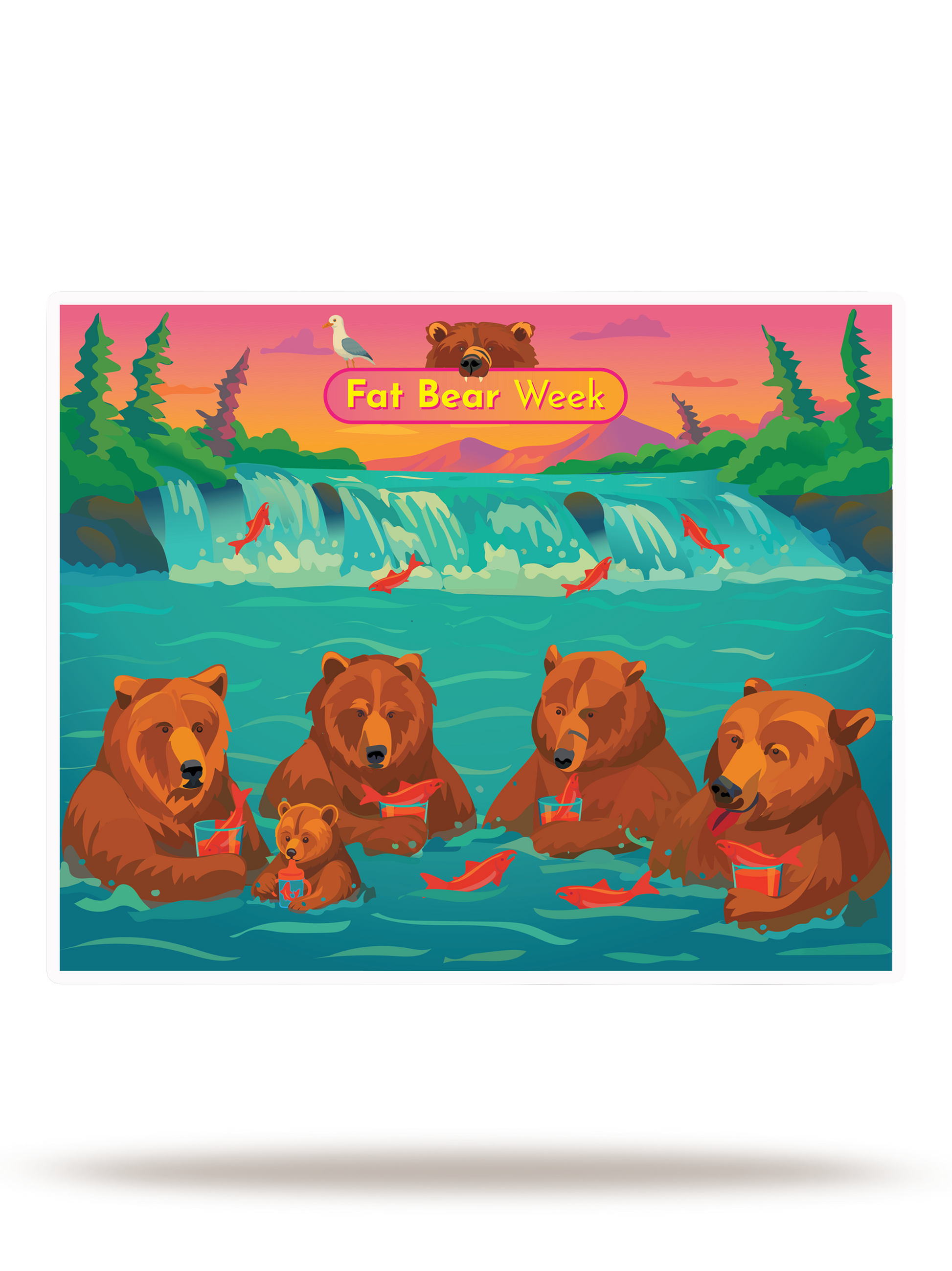 Fat Bear Week 2025 Sticker-1