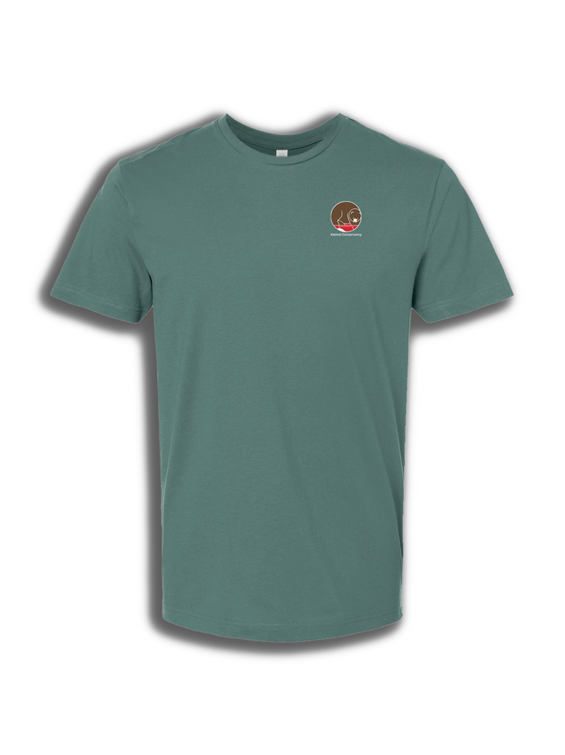 Katmai Bears in Fireweed T-shirt-2