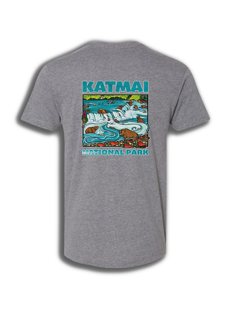 Katmai Brooks Falls T-shirt-1
