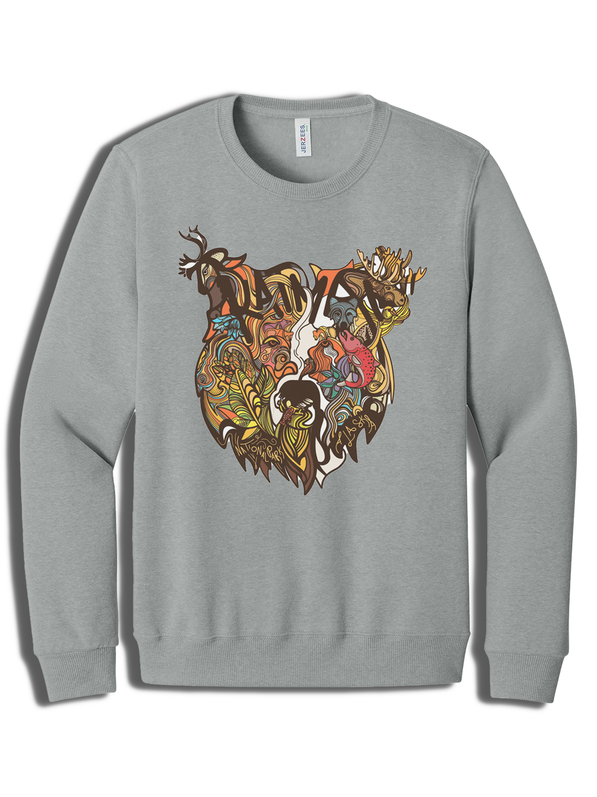 Katmai Wildlife Bear Crewneck