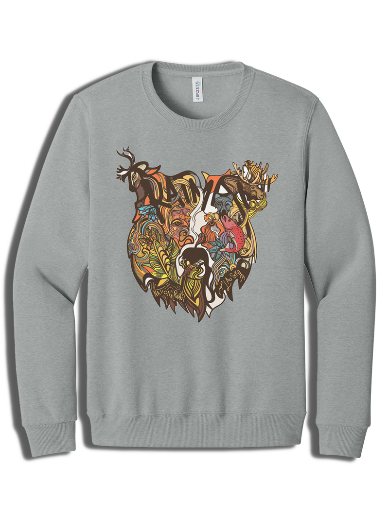 Katmai Wildlife Bear Crewneck-1