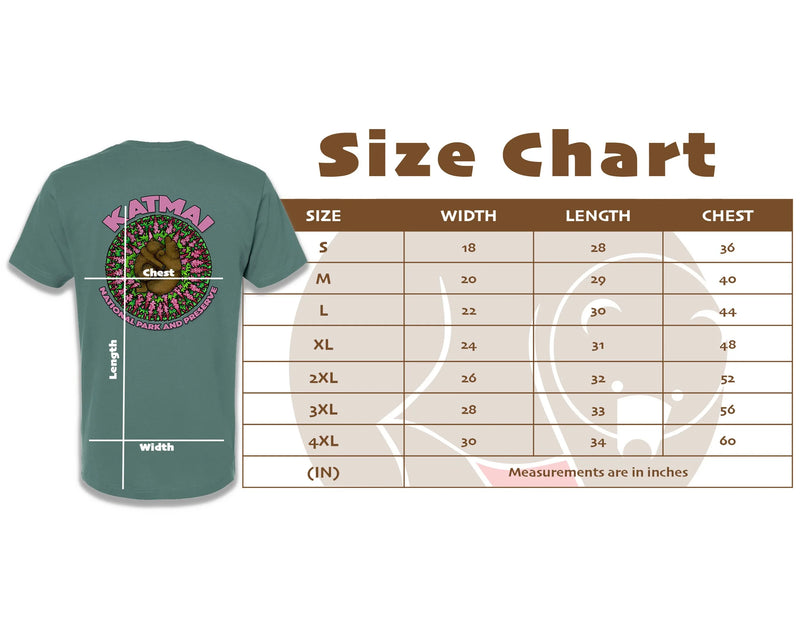 Katmai Bears in Fireweed T-shirt-3