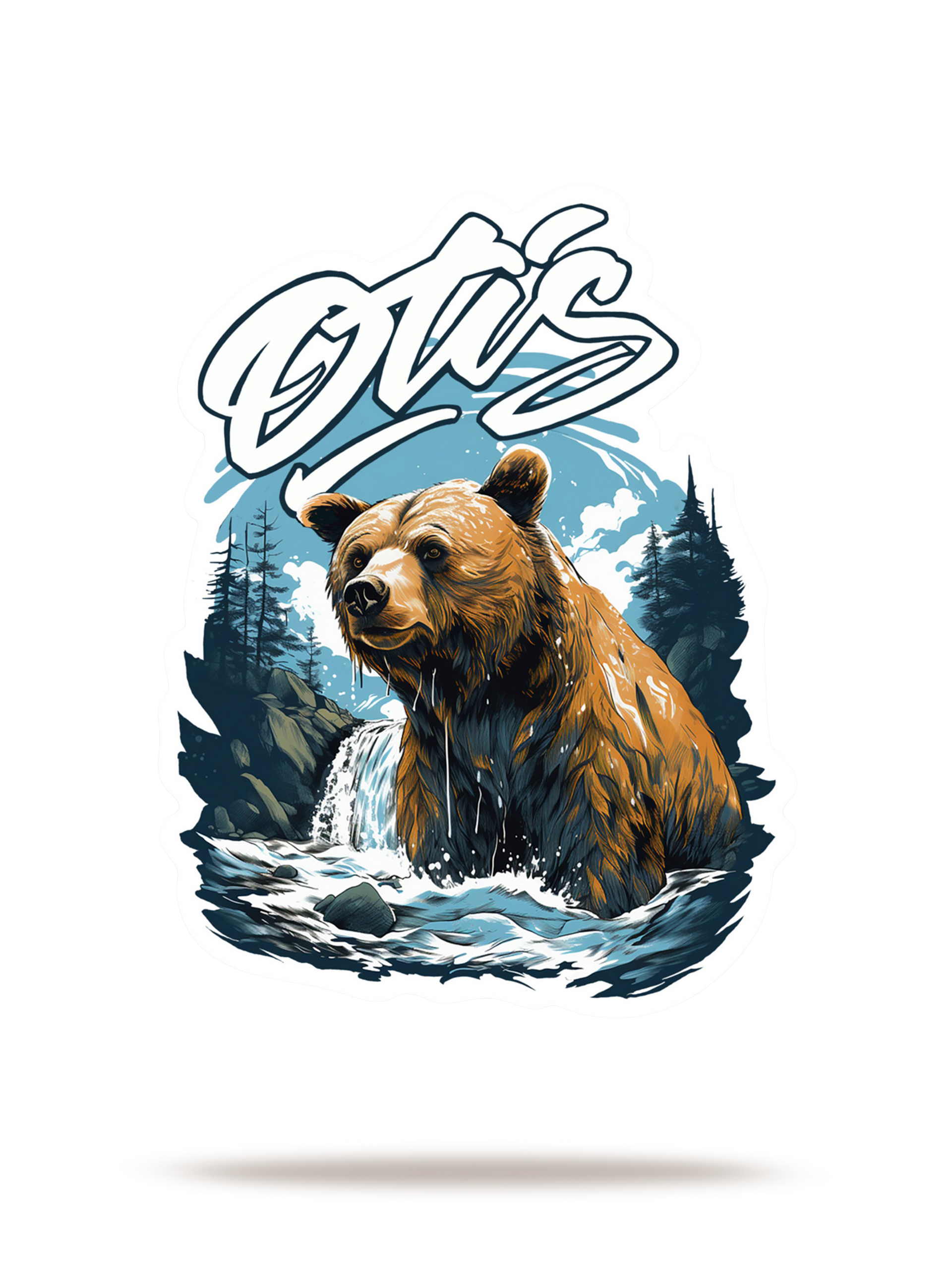 Noah Baker Young Otis Sticker